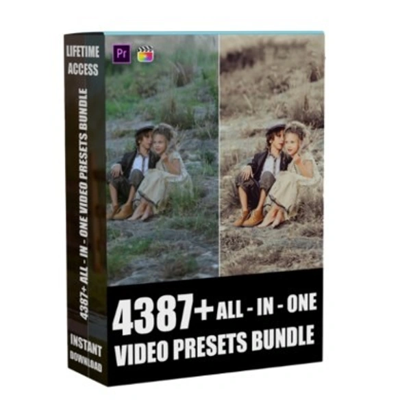 4387+ ALL - IN - ONE VIDEO PRESETS BUNDLE FOR Adobe Premiere Pro CC - 16gb