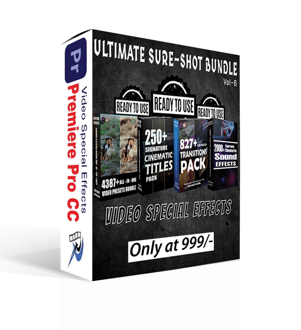 4387+ ALL - IN - ONE VIDEO PRESETS BUNDLE FOR Adobe Premiere Pro CC - 16gb