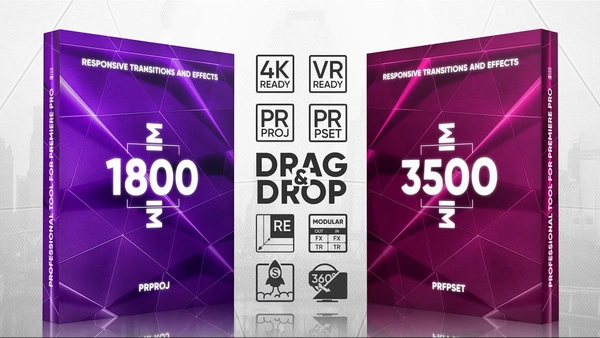 5200+ Transitions Presets Pack For Premiere Pro - 132 MB