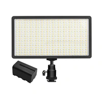 DIGITEK® LED D416 Professional Video Light & NP-750 Li-Ion Battery With Micro USB Charging | Dimmable 3200k -5600k | Compatible With Tripods, Monopods, Cameras, Table Stand & Camcorder | For YouTube Video , Product Photography, Makeup Shoot And More (LED D416 COMBO)