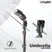 Digitek Heavy Duty Metal Umbrella Clamp With Hotshoes Mount (DMUC-001)