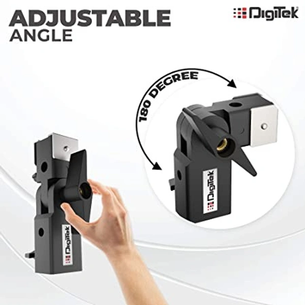 Digitek Heavy Duty Metal Umbrella Clamp With Hotshoes Mount (DMUC-001)