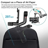Zhiyun Weebill S Gimbal Stabilizer (With 2 Years ZHIYUN India Official Warranty) For DSLR & Mirrorless Camera Sony Nikon Z6 Z7 Panasonic GH5 GH5s Canon 5D4 5D3 EOS R - 30 x 19.1 x 7 Centimeters