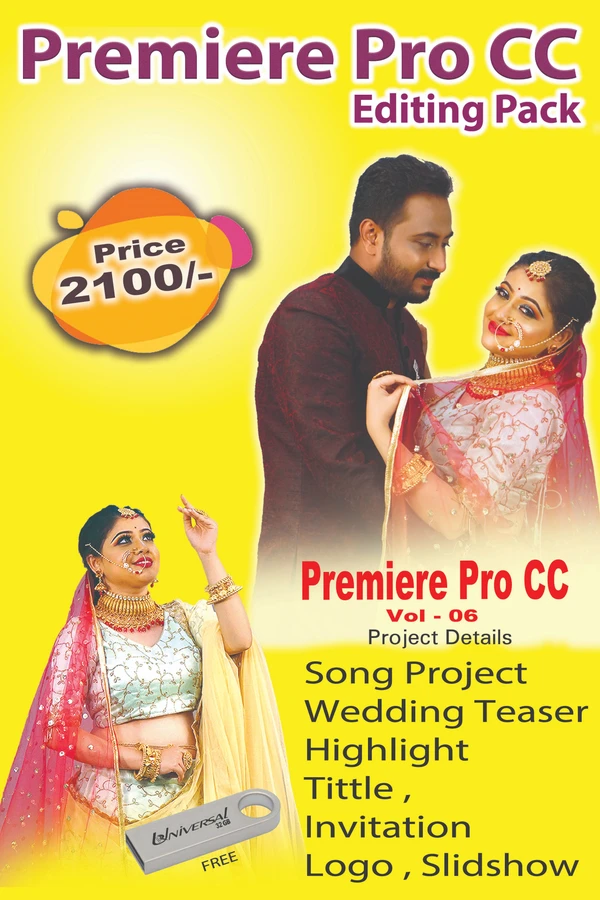 Event Hd 3.0 Cinematic- Hindi- Wedding Project In Adobe Premiere Pro Cc 2022 (With 1tb Hdd) - 600gb