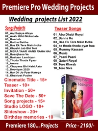 Event Hd 3.0 Cinematic- Hindi- Wedding Project In Adobe Premiere Pro Cc 2022 (With 1tb Hdd) - 600gb