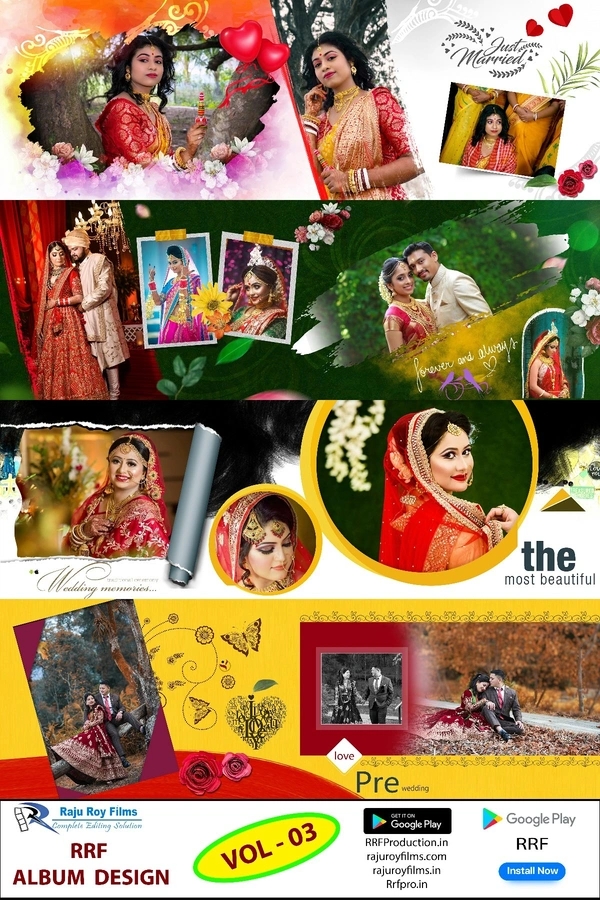 NEW RRF DESIGN ENGLISH & HINDI PSD VOL - 03 (2023) - 12x36
