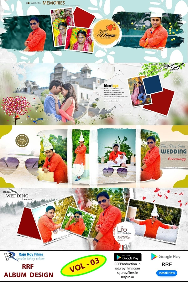 NEW RRF DESIGN ENGLISH & HINDI PSD VOL - 03 (2023) - 12x36
