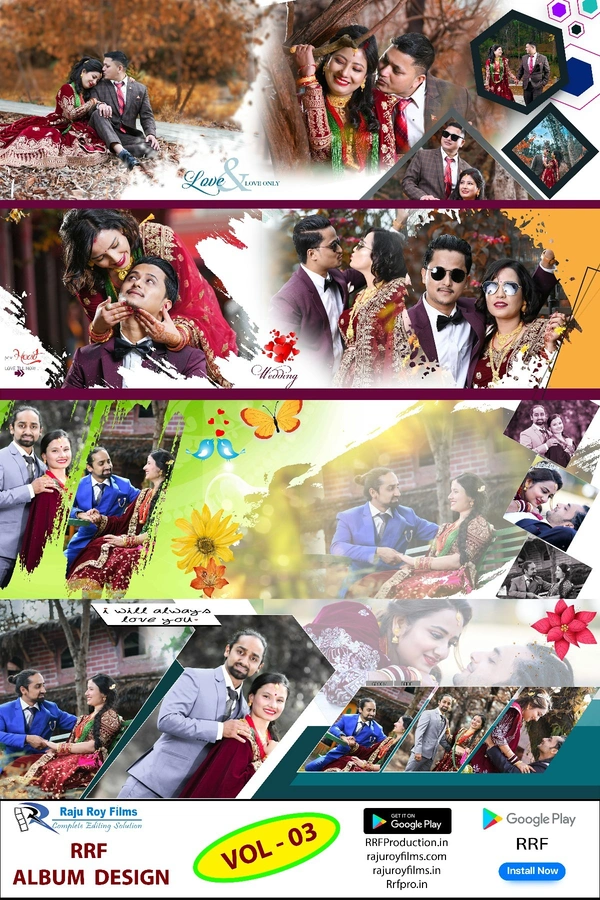 NEW RRF DESIGN ENGLISH & HINDI PSD VOL - 03 (2023) - 12x36