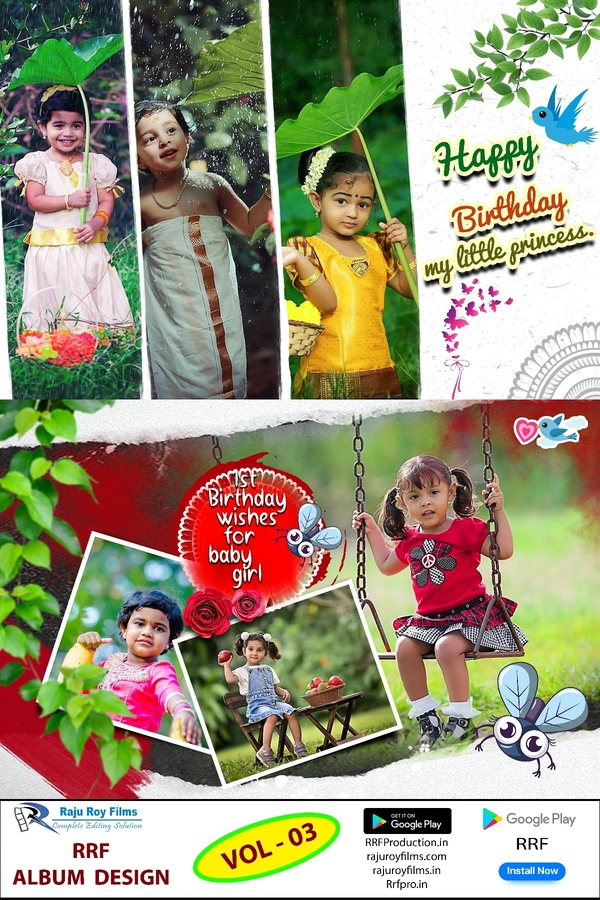 NEW RRF DESIGN ENGLISH & HINDI PSD VOL - 03 (2023) - 12x36