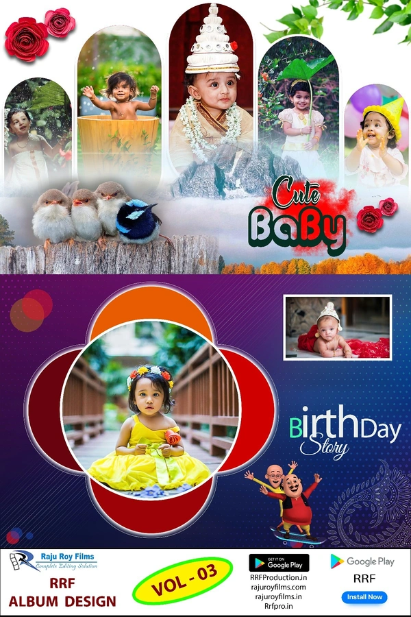 NEW RRF DESIGN ENGLISH & HINDI PSD VOL - 03 (2023) - 12x36