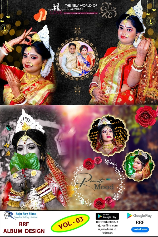 NEW RRF DESIGN ENGLISH & HINDI PSD VOL - 03 (2023) - 12x36