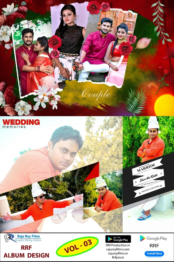 NEW RRF DESIGN ENGLISH & HINDI PSD VOL - 03 (2023) - 12x36