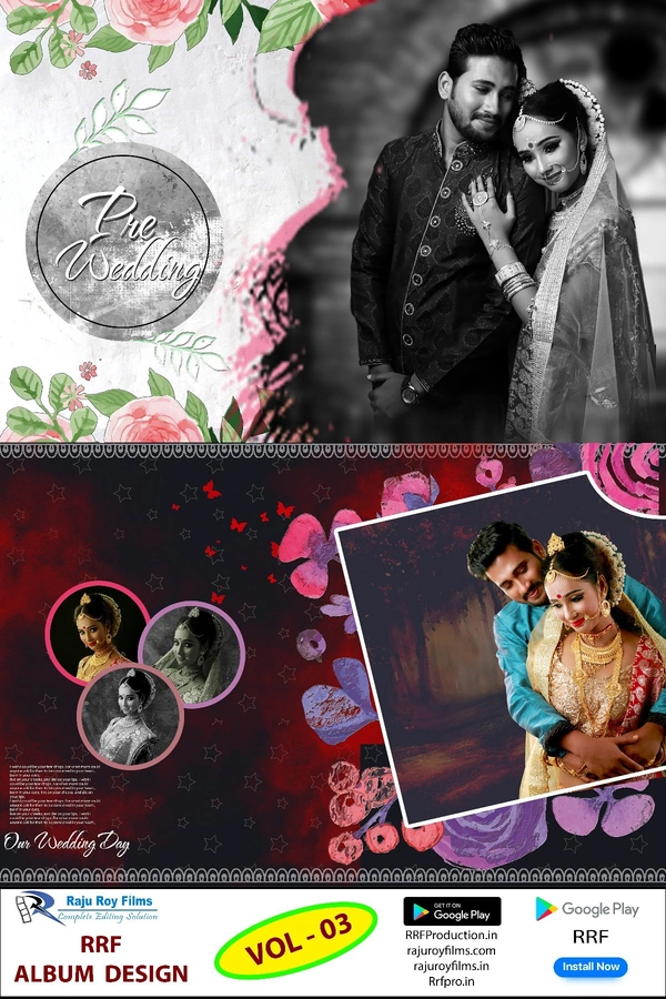 NEW RRF DESIGN ENGLISH & HINDI PSD VOL - 03 (2023) - 12x36
