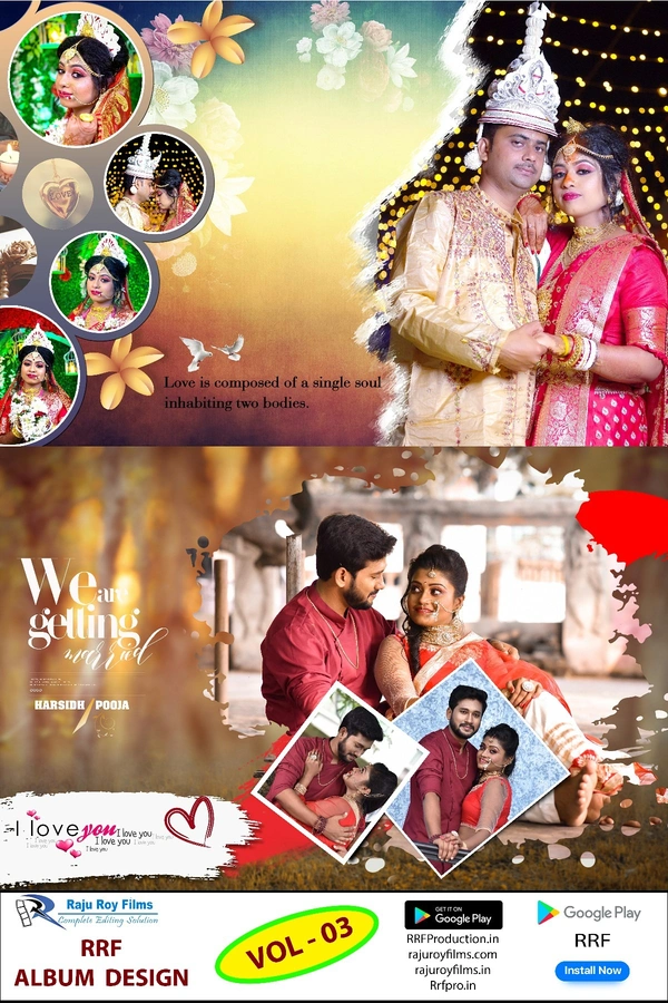 NEW RRF DESIGN ENGLISH & HINDI PSD VOL - 03 (2023) - 12x36