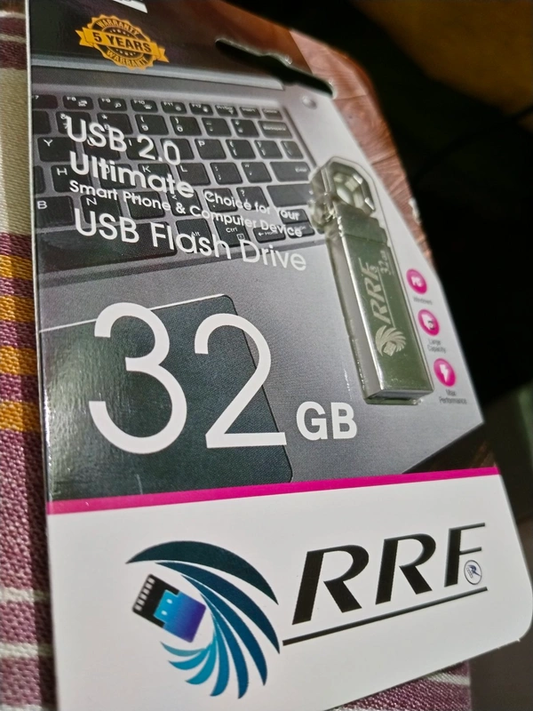 32gb RRF PenDrive USB 2.0 Metal Body for Laptop, Computer, Desktop etc. - 32GB, Martini