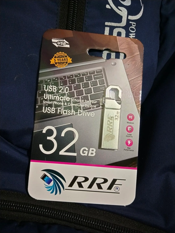 32gb RRF PenDrive USB 2.0 Metal Body for Laptop, Computer, Desktop etc. - 32GB, Martini