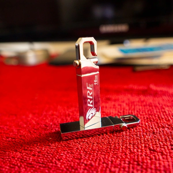 16GB RRF PenDrive USB 2.0 Flash Drive Metal Body, EnStore Drive for Laptop, Computer, Desktop etc. - 16GB