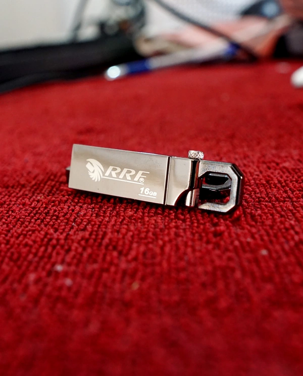 16GB RRF PenDrive USB 2.0 Flash Drive Metal Body, EnStore Drive for Laptop, Computer, Desktop etc. - 16GB