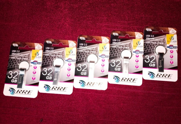 32GB RRF PenDrive USB 3.0 Flash Drive Metal Body, EnStore Drive For Laptop, Computer, Desktop Etc.