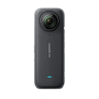 insta360 X4-8K Waterproof 360 Action Camera, 4K Wide-Angle Video, Invisible Selfie Stick Effect, Removable Lens Guards, 135 Min Battery Life, AI Editing, Stabilization, for Sports, Travel, Outdoor