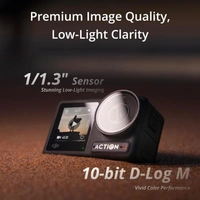 DJI Osmo Action 4 Adventure Combo - 4K/120fps Waterproof Action Camera with a 1/1.3-Inch Sensor, 10-bit & D-Log M Color Performance, Up to 7.5 h with 3...