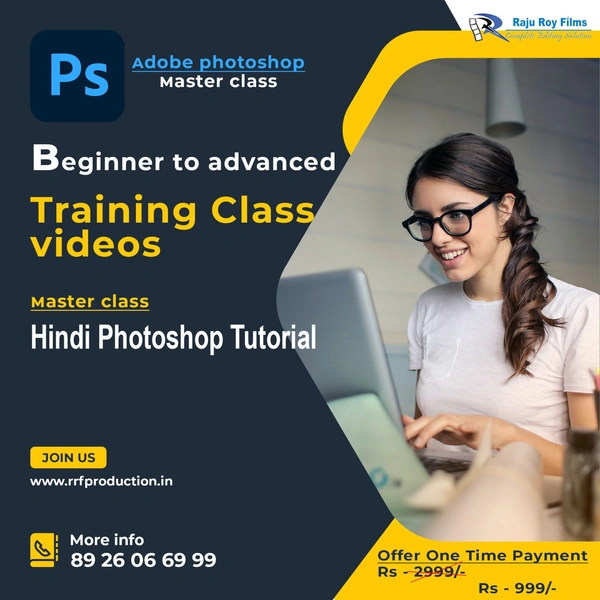 Learn ADVANCED Adobe Photoshop TRAINING In Hindi
