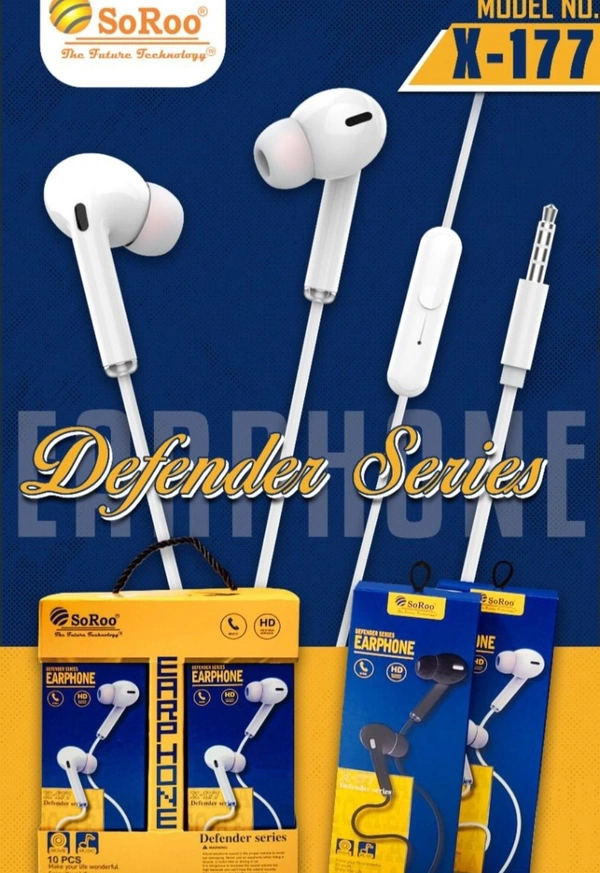 X-177 PRO EARPHONE (HD CALL) - Black & White