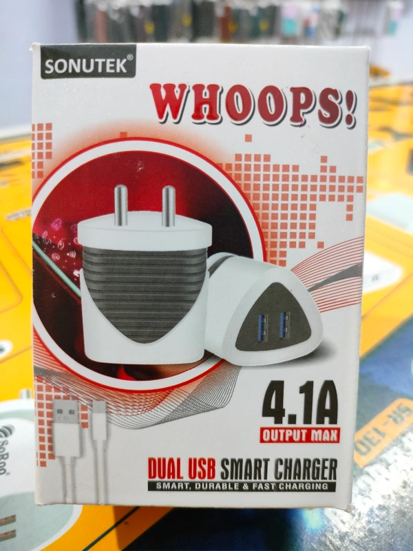 Charger ( Whoops ) 4A Output ( Dual USB )
