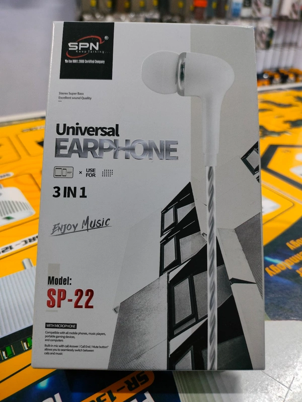 Earphone ( 3 In 1 ) Powerful Bass ( Universal )