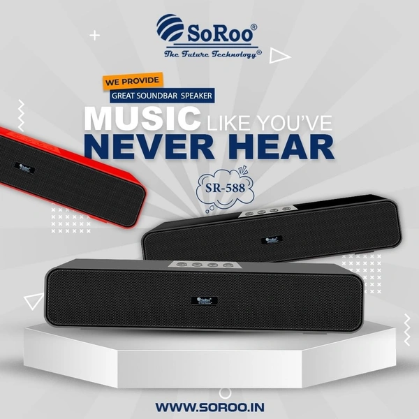 SR-588 SOUND BAR WIRELESS SPEAKER 