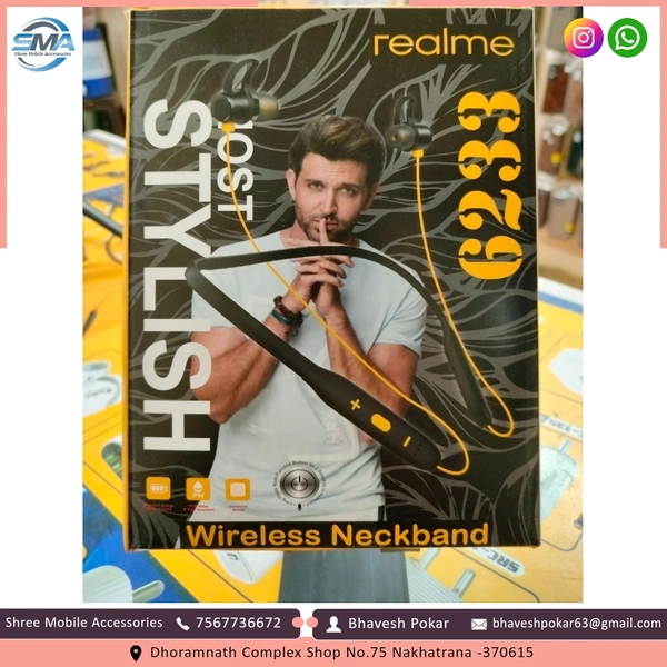 Realme NECKBAND ( STYLISH ) Sound Master 