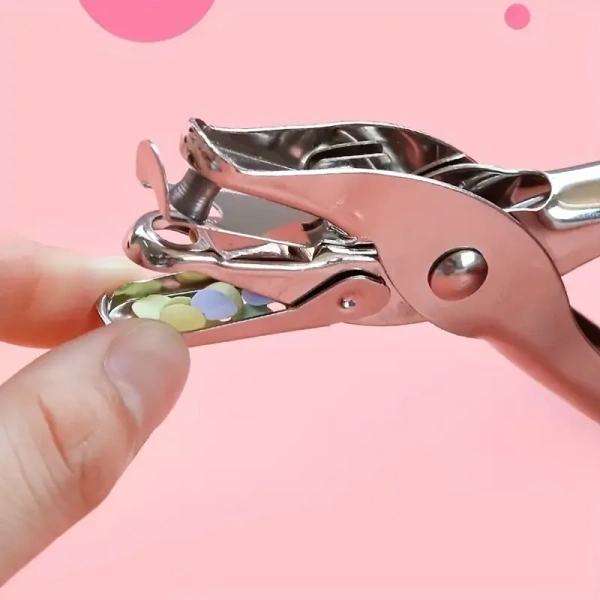 6mm Single Hole Metal Punch Machine - Punches Up to 8 Sheets with 17mm Throat Depth