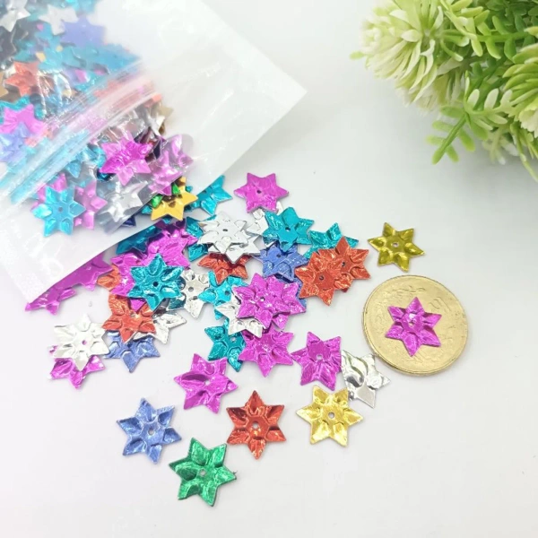 200pcs+ Mix Color Stars Sequins