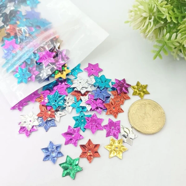 200pcs+ Mix Color Stars Sequins