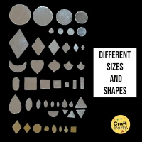 Lippan Art Full DIY Complete Kit | 5000+ Pieces Of Glass | 40+ Sizes And Shapes - 24 Glass Shapes And Sizes