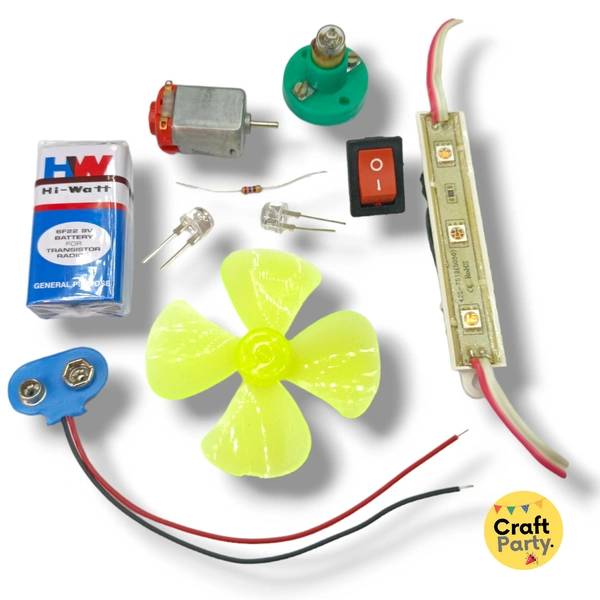 CraftParty All in one Project material kit for school and DIY Projects
