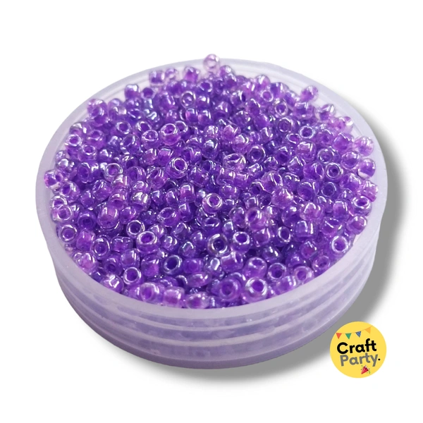 Light Purple Glass Seed Beads For Crafting And DIY