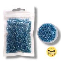 Light Blue Color Glass Seed Beads For Crafting And DIY
