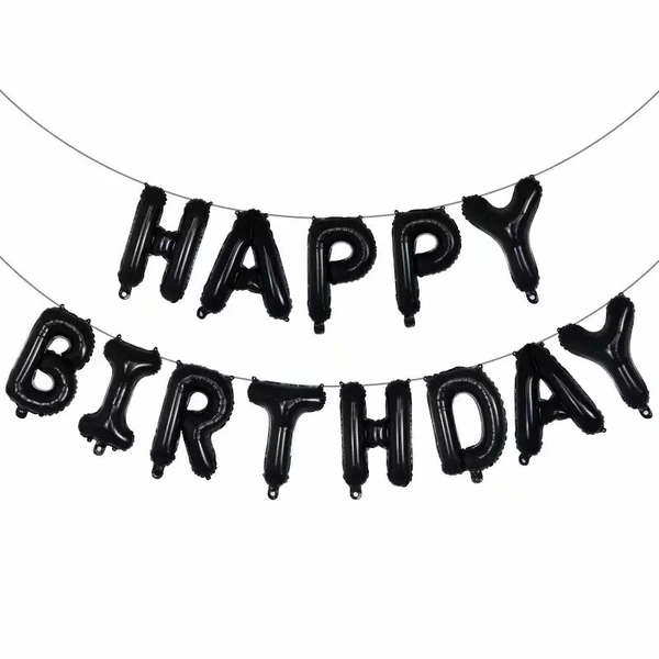 13pcs, Birthday Balloon Rose Golden Foil Letter Balloons Set, Happy Birthday Decoration, Party Supplies, Photo Balloon, Party Balloon, Birthday Balloon, Birthday Decoration, Aesthetic Room Decor, Party Decorations Supplies