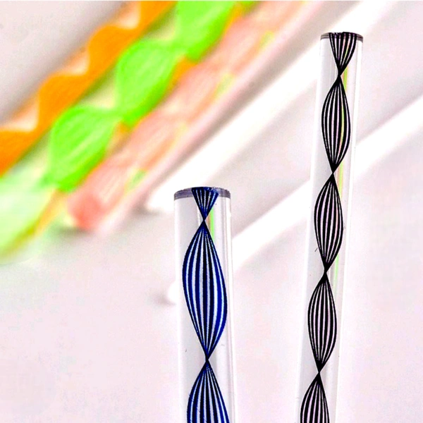 8pcs Set Clay Tool Dotted DIY mandala Graffiti Spiral Twist Dotting Rod Acrylic Rod