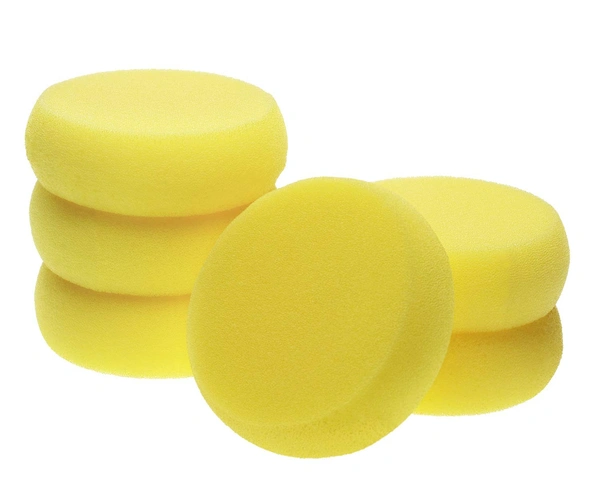 2pcs Painting Sponges, Round Watercolor Synthetic Sponge, Artist Sponge For Face Painting, Painting, Crafts, Pottery, Clay, Ceramics, Wall