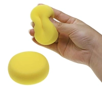 2pcs Painting Sponges, Round Watercolor Synthetic Sponge, Artist Sponge For Face Painting, Painting, Crafts, Pottery, Clay, Ceramics, Wall