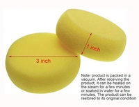 2pcs Painting Sponges, Round Watercolor Synthetic Sponge, Artist Sponge For Face Painting, Painting, Crafts, Pottery, Clay, Ceramics, Wall