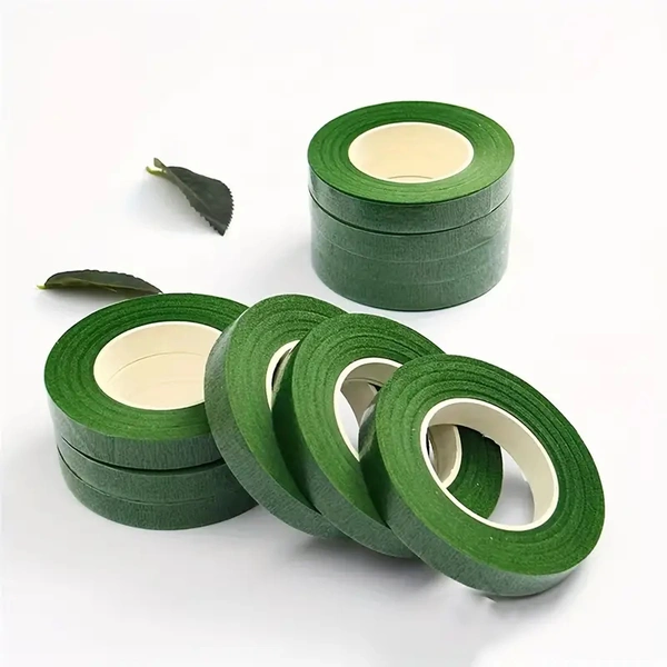 1pc Green Diy Handmade Flower Art Tape