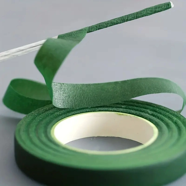 1pc Green Diy Handmade Flower Art Tape