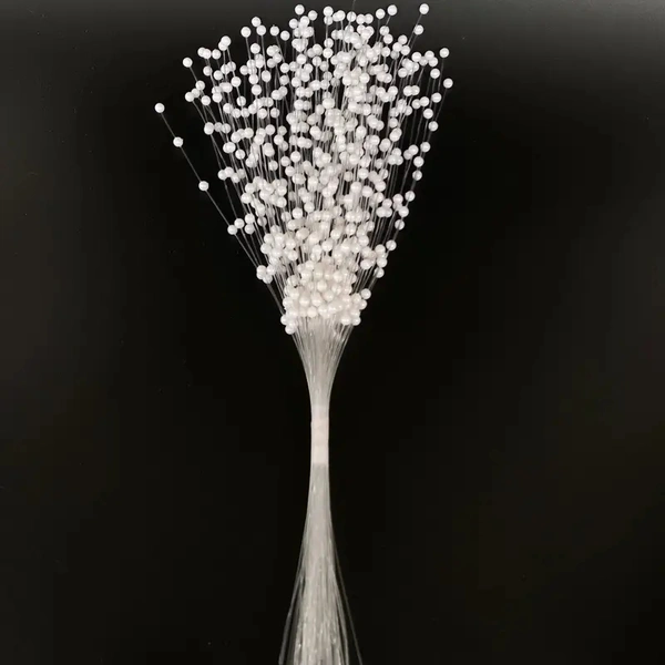 Artificial Pearl Wedding Bouquet, Faux Pearl Chain DIY Pearl Bouquet, Vase Decorative Pearls Flowers Bouquet, Wedding Table Decorations