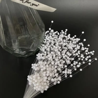 Artificial Pearl Wedding Bouquet, Faux Pearl Chain DIY Pearl Bouquet, Vase Decorative Pearls Flowers Bouquet, Wedding Table Decorations