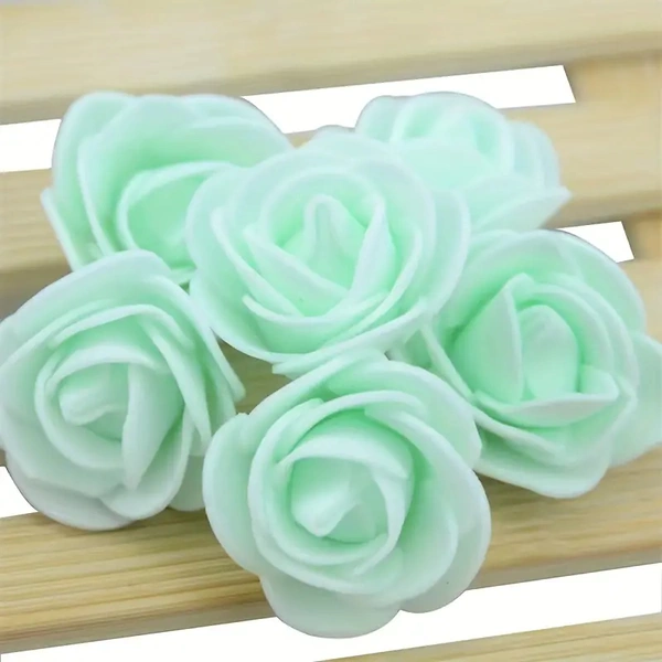 30pcs Artificial Rose Flower Heads, Simulation Foam Rose Flowers Heads, For Wedding Birthday Décor, Photo Props
