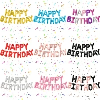 16 inch Happy Birthday Foil Balloon - Rose Gold