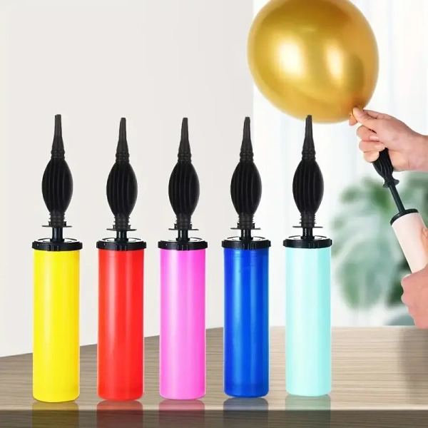 1pc, Balloon Pump, Air Inflator Hand Push Portable Useful Balloon Accessories For Wedding Birthday Party Decor Supplies, Balloon Pump Hand Portable For Foil Balloon Inflator Hand Held Inflator Air Pump, Party Supplies